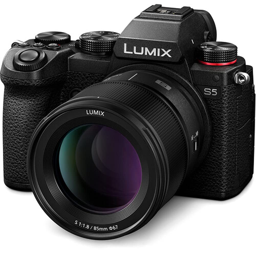Panasonic S-S85 LUMIX S 85mm f/1.8 L-Mount Interchangeable Lens for Mirrorless Cameras Bundle with Lexar Professional 633x 64GB UHS-1 Class 10 SDXC Memory Card