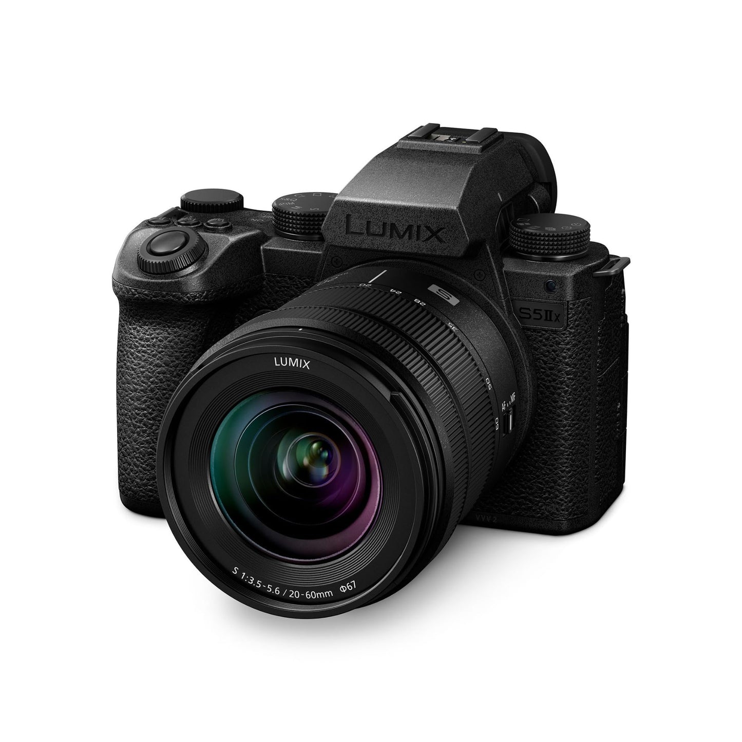 Panasonic Lumix S5 IIX Mirrorless Camera with 20-60mm Lens with 128GB U3 V90 SDXC UHS-II SD Card Bundle (2 Items)