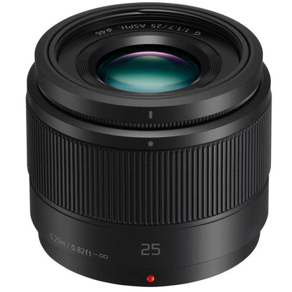Panasonic Lumix G9 II Mirrorless Camera with Leica DG 12-60mm f/2.8-4 Lens Bundle Lumix G 25mm f/1.7 Aspherical Lens, Shoulder Bag