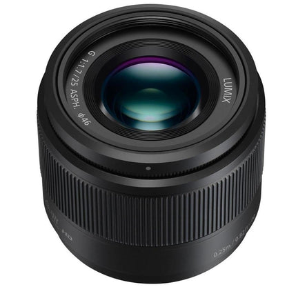 Panasonic Lumix G9 II Mirrorless Camera with Leica DG 12-60mm f/2.8-4 Lens Bundle Lumix G 25mm f/1.7 Aspherical Lens, Shoulder Bag