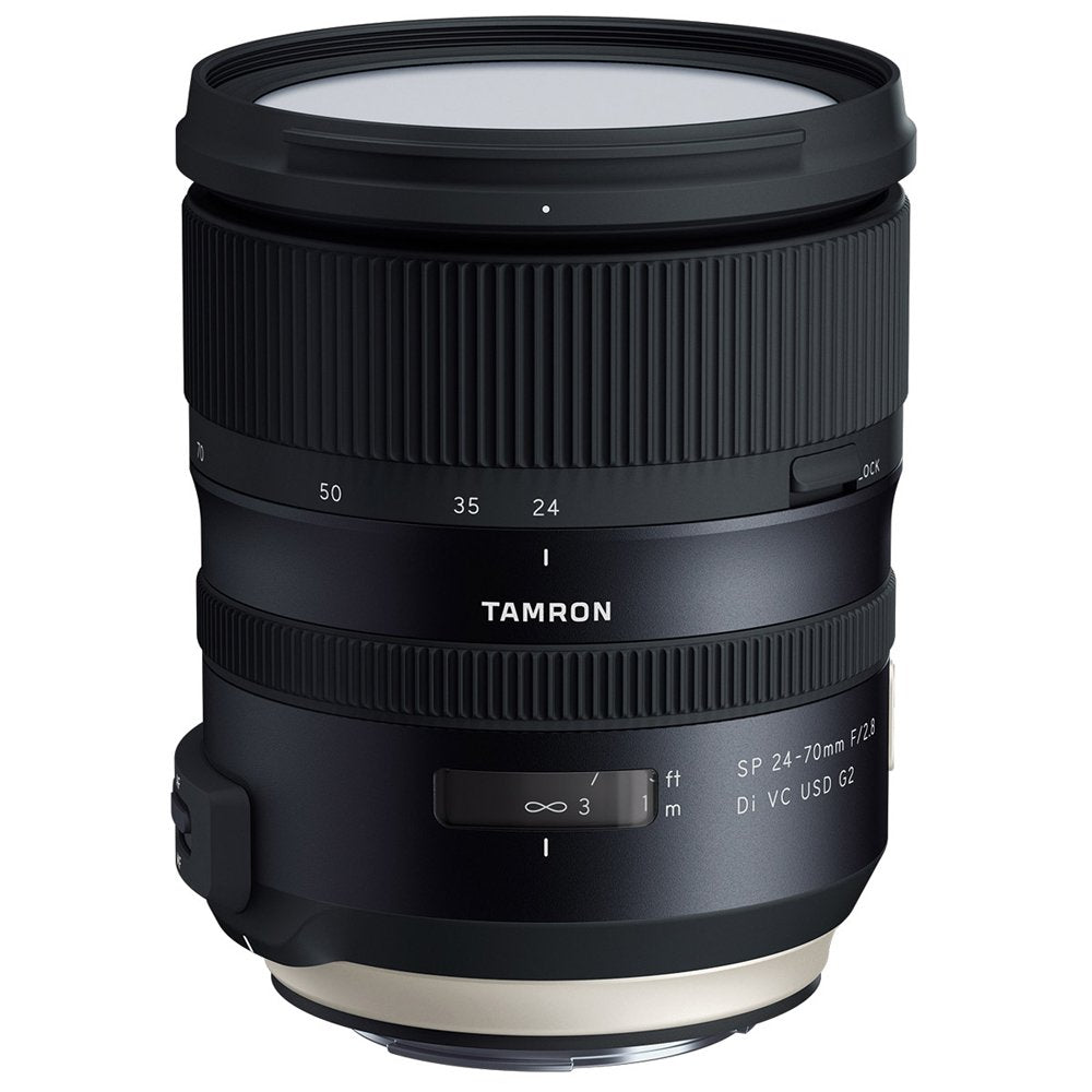 Tamron AFA032C-700 SP 24-70mm f/2.8 Di VC USD G2 Lens for Canon Bundle with Tamron TAP-in Console Lens Accessory, 64GB Memory Card and Accessories (7 Items)