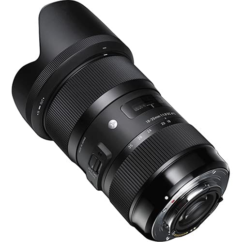 Sigma 18-35mm f/1.8 DC HSM Art Lens for Canon EF Cameras/Mount + UV, FLD, PL Filter Kit and 128 Extreme Memory Card
