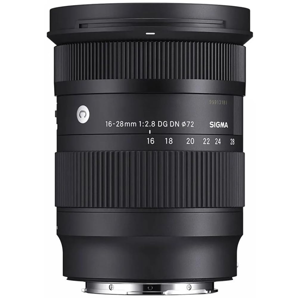 Sigma 206965 16-28mm F2.8 DG DN Contemporary Lens for Sony E Mount Bundle with Lexar 128GB High-Performance 800x UHS-I SDXC Memory Card