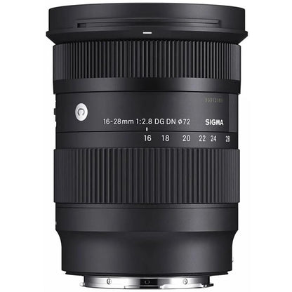 Sigma 206965 16-28mm F2.8 DG DN Contemporary Lens for Sony E Mount Bundle with Lexar 128GB High-Performance 800x UHS-I SDXC Memory Card