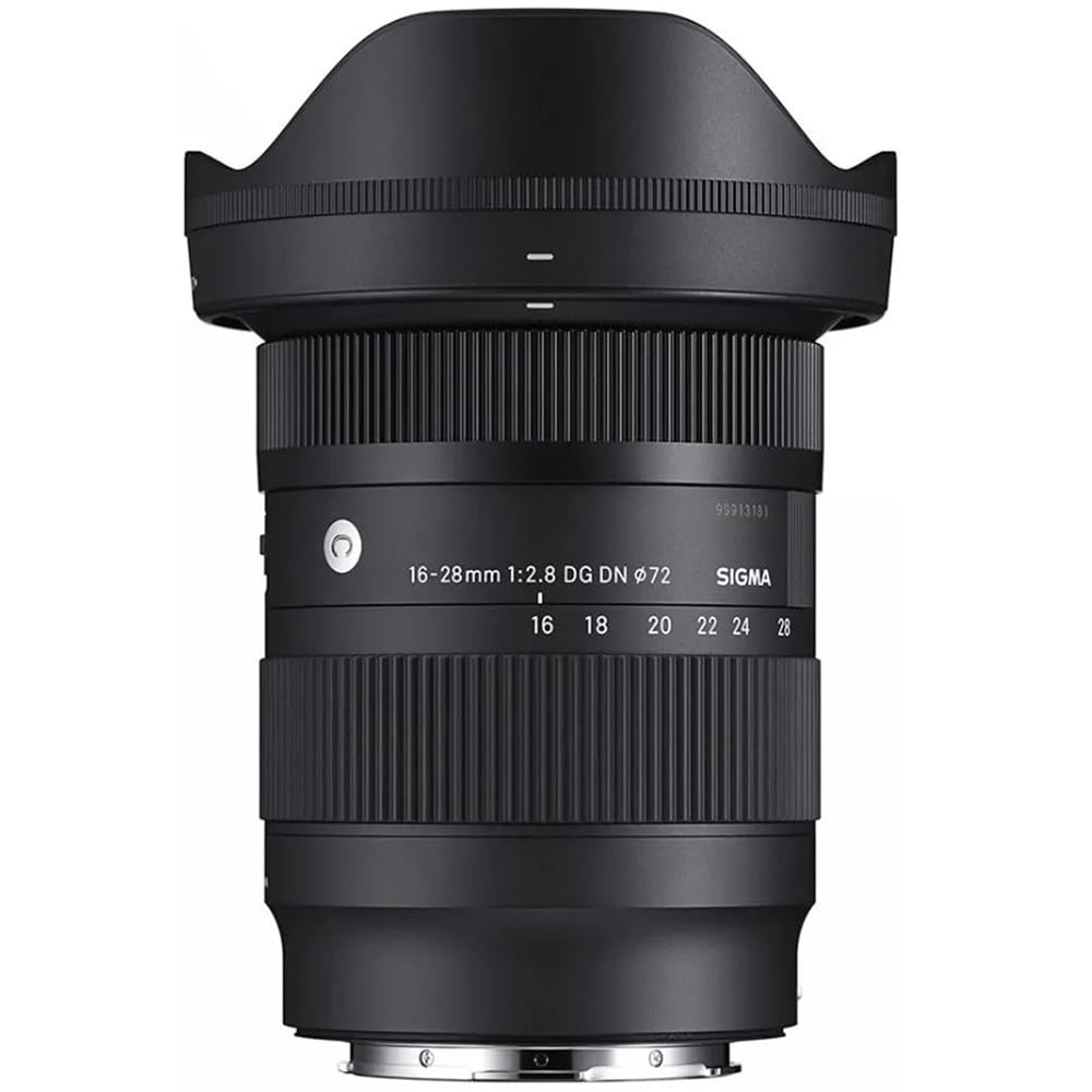 Sigma 206965 16-28mm F2.8 DG DN Contemporary Lens for Sony E Mount Bundle with Lexar 128GB High-Performance 800x UHS-I SDXC Memory Card