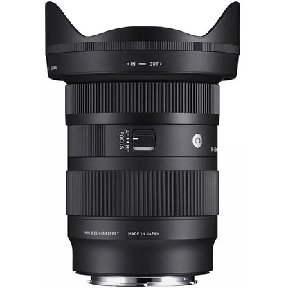 Sigma 206965 16-28mm F2.8 DG DN Contemporary Lens for Sony E Mount Bundle with Lexar 128GB High-Performance 800x UHS-I SDXC Memory Card