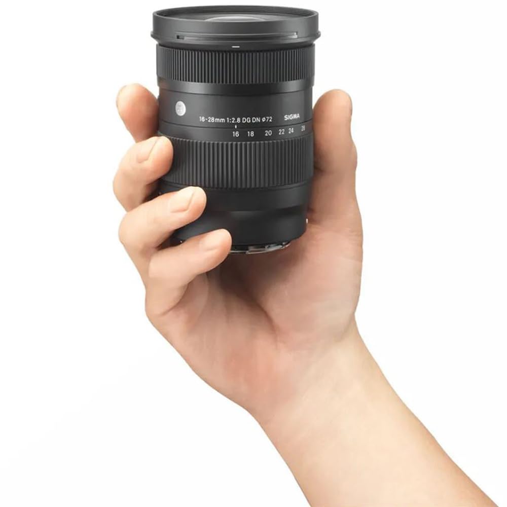 Sigma 206965 16-28mm F2.8 DG DN Contemporary Lens for Sony E Mount Bundle with Lexar 128GB High-Performance 800x UHS-I SDXC Memory Card