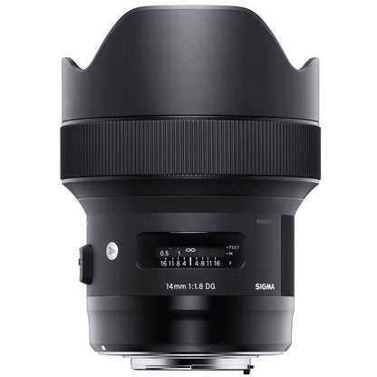 Sigma 14mm F1.8 DG HSM Art Wide Angle Full Frame Lens for Canon (450954) Bundle with Sandisk Extreme PRO SDXC 128GB UHS-1 Memory Card
