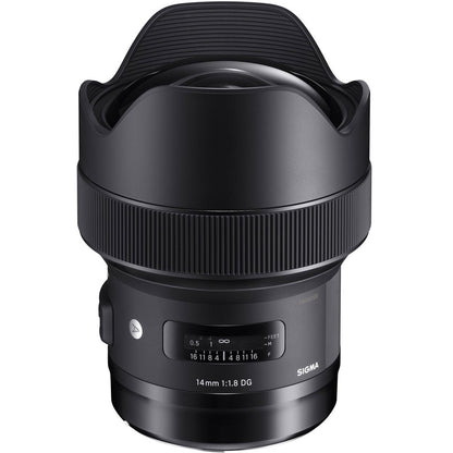 Sigma 14mm F1.8 DG HSM Art Wide Angle Full Frame Lens for Canon (450954) Bundle with Sandisk Extreme PRO SDXC 128GB UHS-1 Memory Card