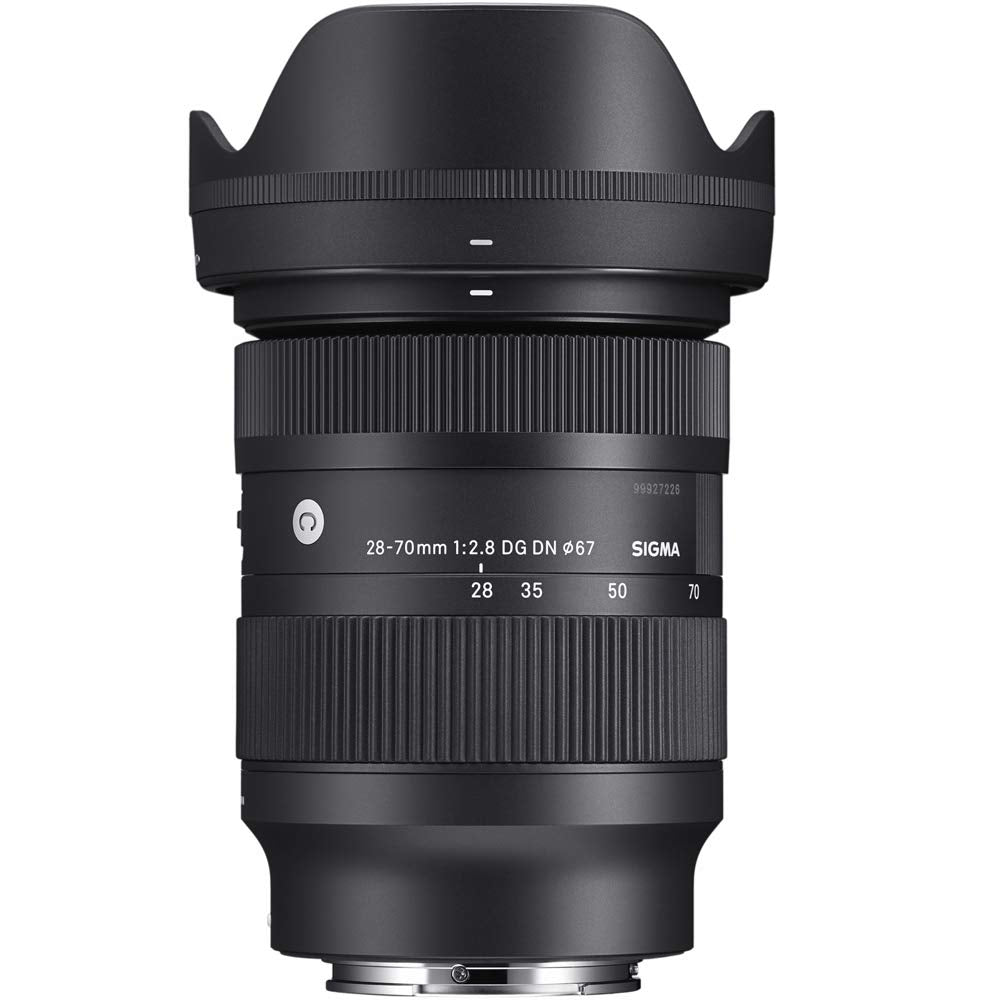 Sigma 592965 28-70mm F2.8 DG DN Contemporary Zoom Lens for Full Frame Sony E-Mount Bundle with Lexar Professional SDHC/SDXC 1667x UHS-II 64GB Memory Card