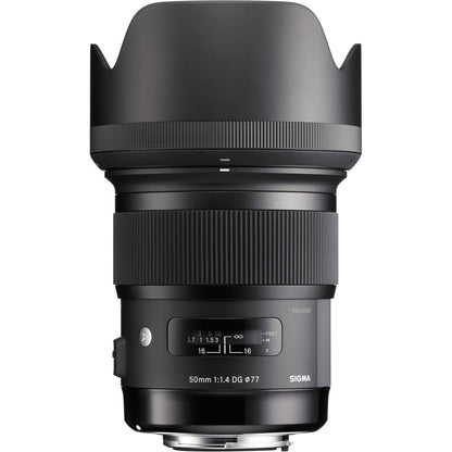 Sigma 50mm f/1.4 DG HSM Art Lens for Nikon F SLR Cameras (311306) + Sandisk Extreme PRO SDXC 128GB UHS-1 Memory Card