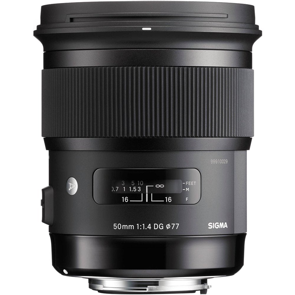 Sigma 50mm f/1.4 DG HSM Art Lens for Nikon F SLR Cameras (311306) + Sandisk Extreme PRO SDXC 128GB UHS-1 Memory Card