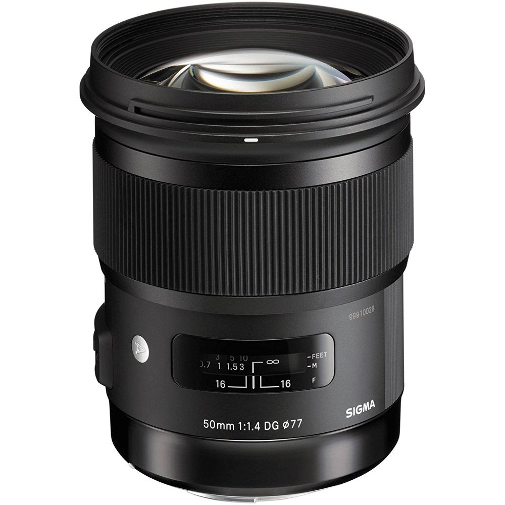 Sigma 50mm f/1.4 DG HSM Art Lens for Sony E Mount Cameras (311-965) with Sandisk Extreme PRO SDXC 128GB UHS-1 Memory Card