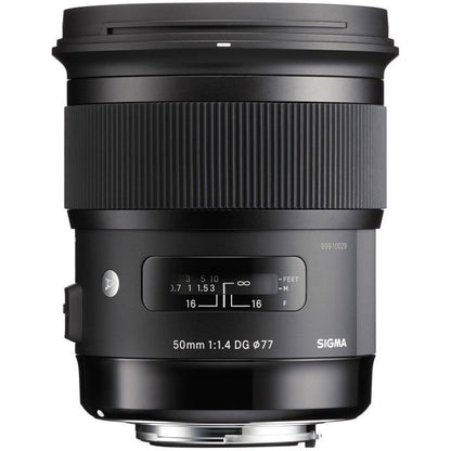 Sigma 50mm f/1.4 DG HSM Art Lens for Sony E Mount Cameras (311-965) with Sandisk Extreme PRO SDXC 128GB UHS-1 Memory Card