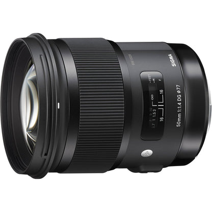 Sigma 50mm f/1.4 DG HSM Art Lens for Sony E Mount Cameras (311-965) with Sandisk Extreme PRO SDXC 128GB UHS-1 Memory Card