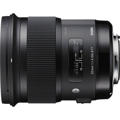 Sigma 50mm f/1.4 DG HSM Art Lens for Sony E Mount Cameras (311-965) with Sandisk Extreme PRO SDXC 128GB UHS-1 Memory Card