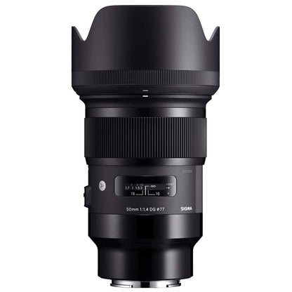 Sigma 50mm f/1.4 DG HSM Art Lens for Sony E Mount Cameras (311-965) with Sandisk Extreme PRO SDXC 128GB UHS-1 Memory Card