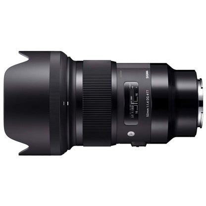 Sigma 50mm f/1.4 DG HSM Art Lens for Sony E Mount Cameras (311-965) with Sandisk Extreme PRO SDXC 128GB UHS-1 Memory Card
