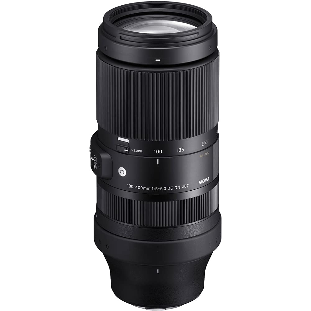 Sigma 750965 100-400mm F5-6.3 DG DN OS Contemporary Full Frame Lens for Sony E Mount Bundle with Lexar Professional SDHC/SDXC 1667x UHS-II 64GB Memory Card
