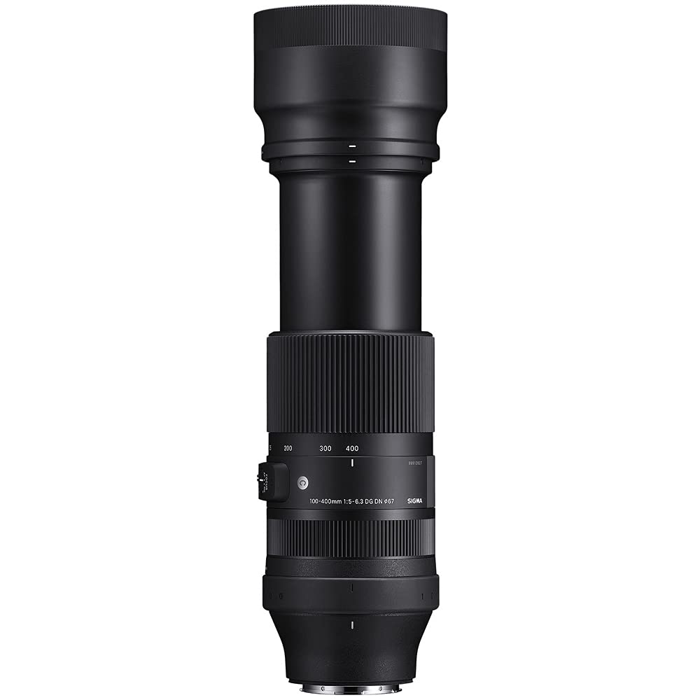 Sigma 750965 100-400mm F5-6.3 DG DN OS Contemporary Full Frame Lens for Sony E Mount Bundle with Lexar Professional SDHC/SDXC 1667x UHS-II 64GB Memory Card