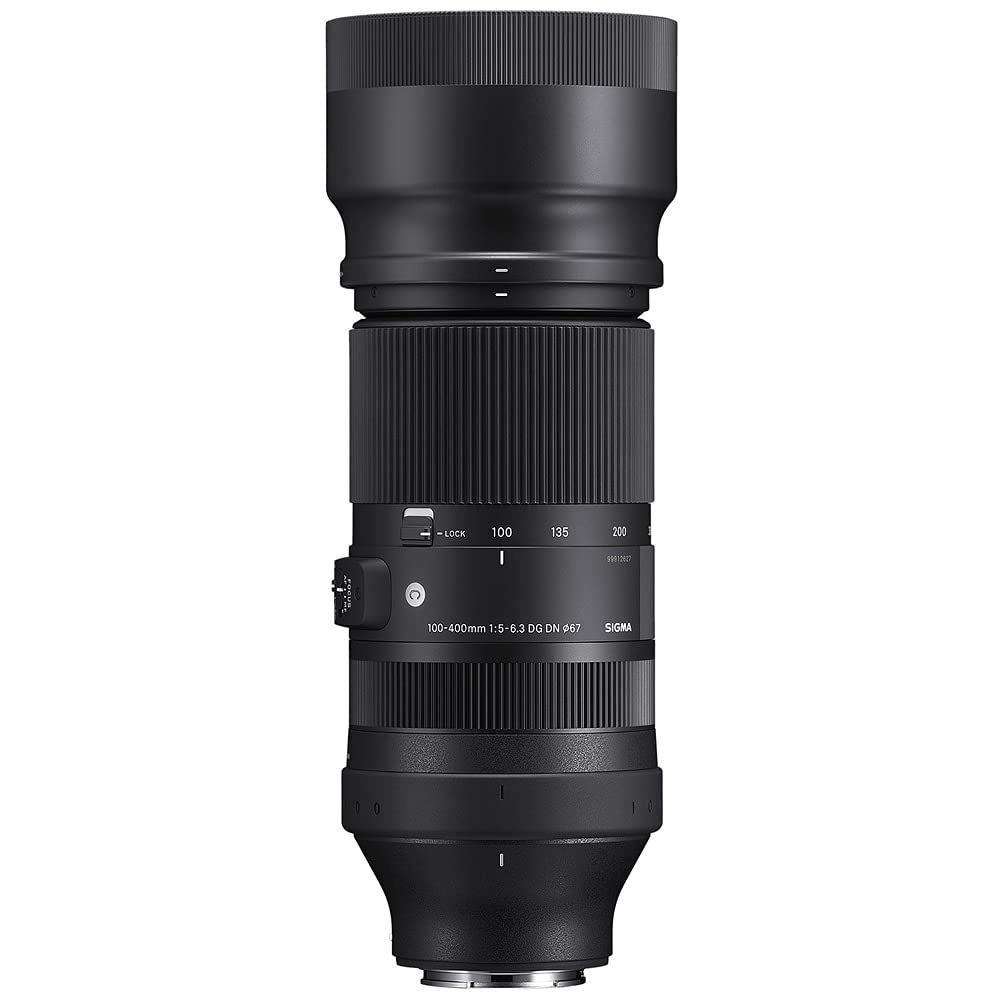 Sigma 750965 100-400mm F5-6.3 DG DN OS Contemporary Full Frame Lens for Sony E Mount Bundle with Lexar Professional SDHC/SDXC 1667x UHS-II 64GB Memory Card