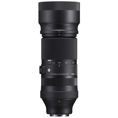 Sigma 750965 100-400mm F5-6.3 DG DN OS Contemporary Full Frame Lens for Sony E Mount Bundle with Lexar Professional SDHC/SDXC 1667x UHS-II 64GB Memory Card