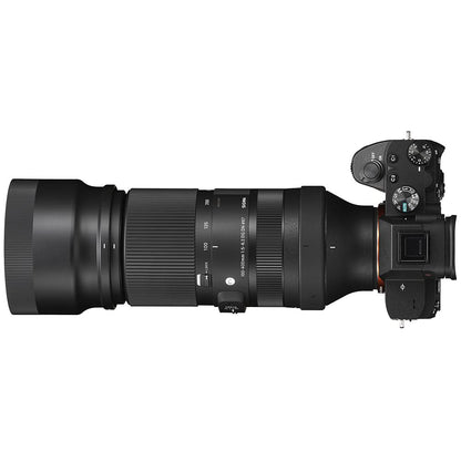 Sigma 750965 100-400mm F5-6.3 DG DN OS Contemporary Full Frame Lens for Sony E Mount Bundle with Lexar Professional SDHC/SDXC 1667x UHS-II 64GB Memory Card