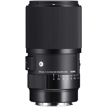 Sigma 260965 105mm F2.8 Art DG DN Macro Lens for Sony E Mount Full Frame Mirrorless Bundle with Sandisk 128GB Extreme SD Memory UHS-I Card