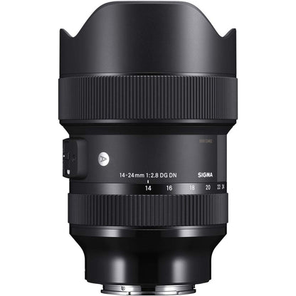 Sigma 213965 14-24mm f/2.8 DG DN Art Lens for Sony E Black Bundle with Lexar Professional SDHC/SDXC 1667x UHS-II 64GB Memory Card