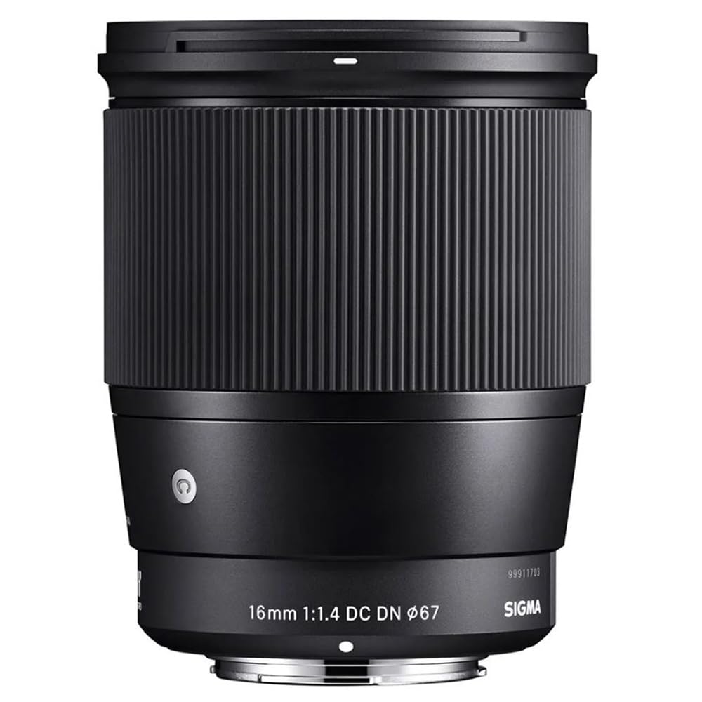Sigma 402973 16mm F1.4 DC DN Contemporary Telephoto Lens for Nikon Z Bundle with Lexar 64GB High-Performance 800x UHS-I SDXC Memory Card