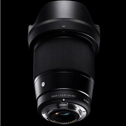 Sigma 402973 16mm F1.4 DC DN Contemporary Telephoto Lens for Nikon Z Bundle with Lexar 64GB High-Performance 800x UHS-I SDXC Memory Card