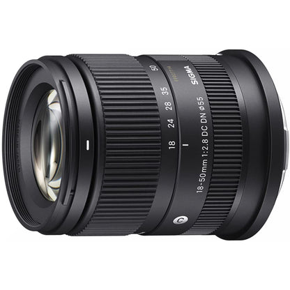 Sigma 585969 18-50mm f/2.8 DC DN Contemporary Lens Compatible with L-Mount APS-C Bundle with Lexar Professional 633x 64GB UHS-1 Class 10 SDXC Memory Card