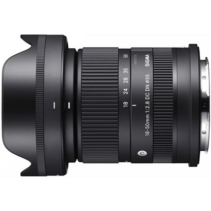 Sigma 585969 18-50mm f/2.8 DC DN Contemporary Lens Compatible with L-Mount APS-C Bundle with Lexar Professional 633x 64GB UHS-1 Class 10 SDXC Memory Card