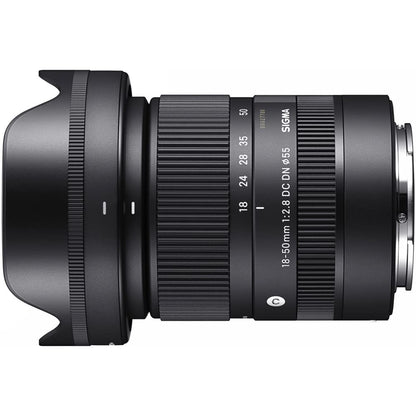 Sigma 585969 18-50mm f/2.8 DC DN Contemporary Lens Compatible with L-Mount APS-C Bundle with Lexar Professional 633x 64GB UHS-1 Class 10 SDXC Memory Card
