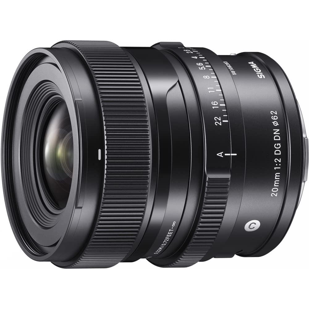 Sigma 490965 20mm F2 DG DN Contemporary Lens for Sony E-Mount Full Frame Mirrorless Bundle with Lexar Professional 633x 64GB UHS-1 Class 10 SDXC Memory Card