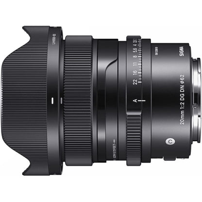 Sigma 490965 20mm F2 DG DN Contemporary Lens for Sony E-Mount Full Frame Mirrorless Bundle with Lexar Professional 633x 64GB UHS-1 Class 10 SDXC Memory Card