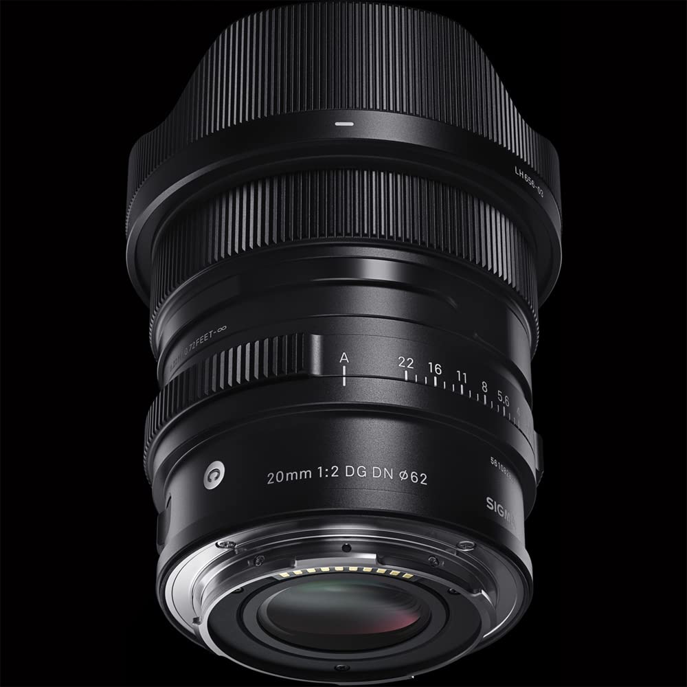 Sigma 490965 20mm F2 DG DN Contemporary Lens for Sony E-Mount Full Frame Mirrorless Bundle with Lexar Professional 633x 64GB UHS-1 Class 10 SDXC Memory Card