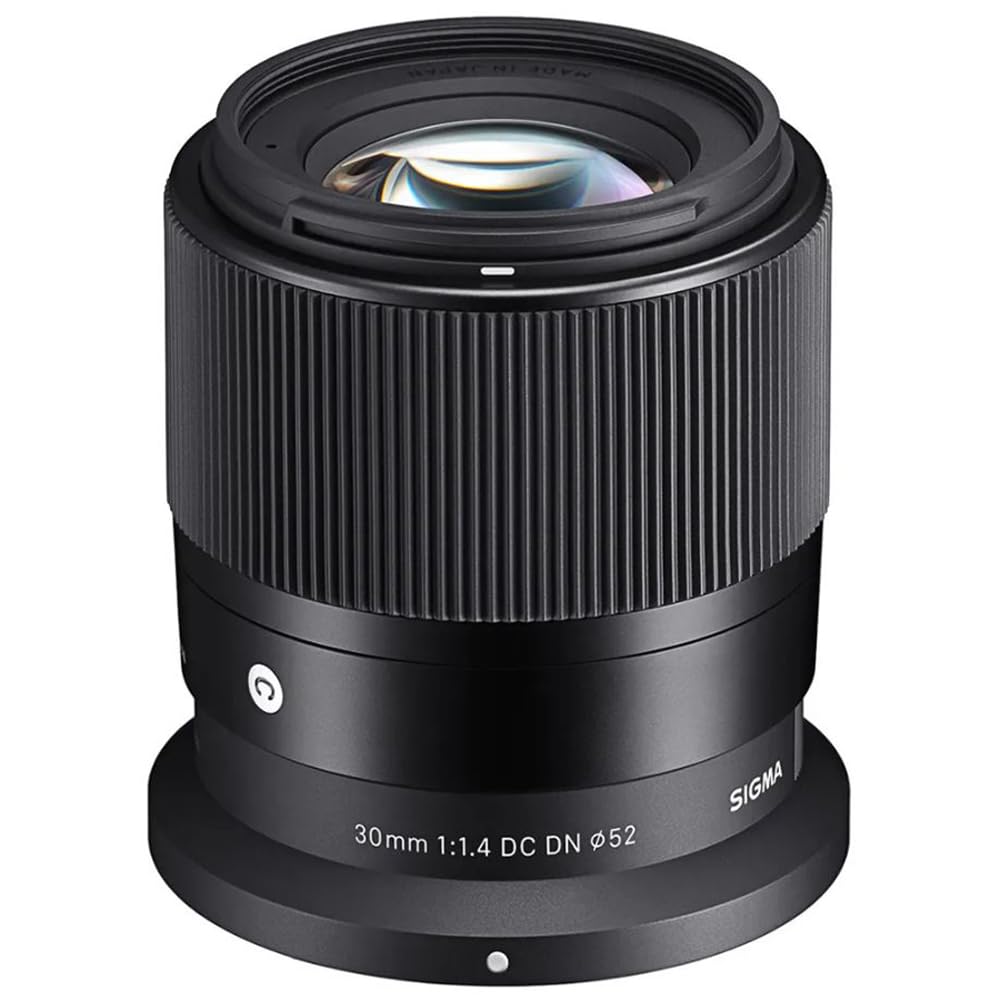 Sigma 302973 30mm F1.4 DC DN Contemporary Telephoto Lens for Nikon Z Bundle with Lexar 64GB High-Performance 800x UHS-I SDXC Memory Card