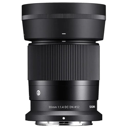 Sigma 302973 30mm F1.4 DC DN Contemporary Telephoto Lens for Nikon Z Bundle with Lexar 64GB High-Performance 800x UHS-I SDXC Memory Card
