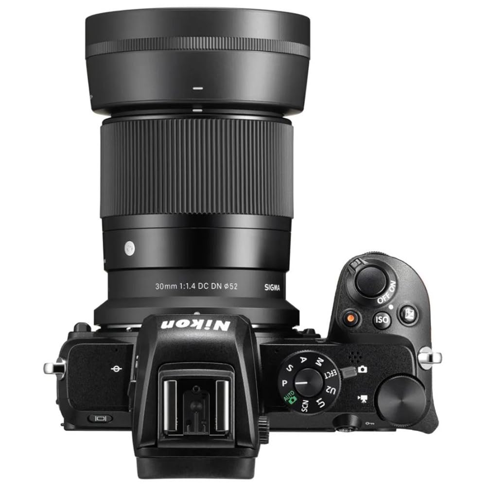 Sigma 302973 30mm F1.4 DC DN Contemporary Telephoto Lens for Nikon Z Bundle with Lexar 64GB High-Performance 800x UHS-I SDXC Memory Card