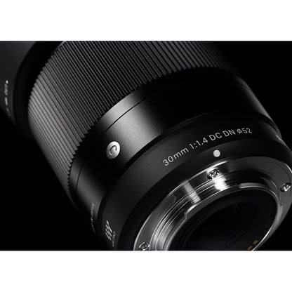 Sigma 302975 30mm f/1.4 DC DN Contemporary Lens for FUJIFILM X Bundle with Lexar Professional 633x 64GB UHS-1 Class 10 SDXC Memory Card