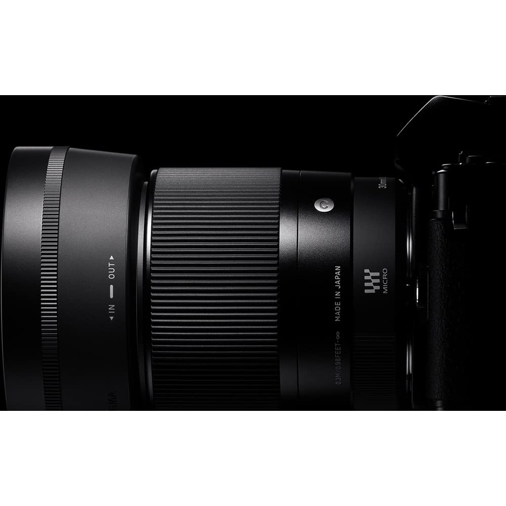 Sigma 302975 30mm f/1.4 DC DN Contemporary Lens for FUJIFILM X Bundle with Lexar Professional 633x 64GB UHS-1 Class 10 SDXC Memory Card