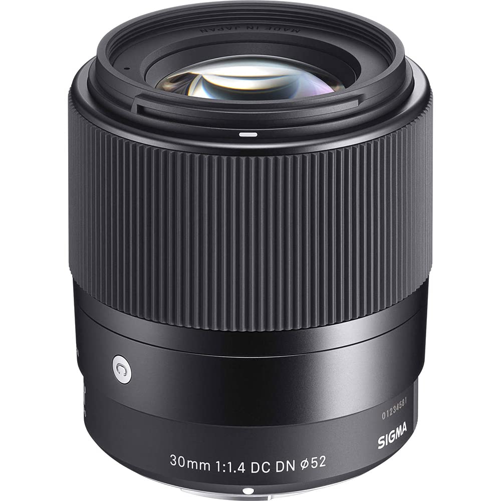 Sigma 302971 30mm F1.4 Contemporary DC DN Lens for Canon M-Mount Bundle with Lexar Professional SDHC/SDXC 1667x UHS-II 64GB Memory Card