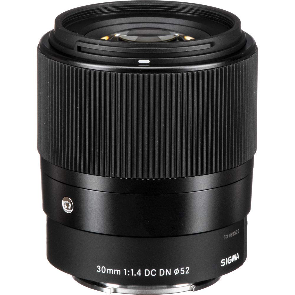 Sigma 302971 30mm F1.4 Contemporary DC DN Lens for Canon M-Mount Bundle with Lexar Professional SDHC/SDXC 1667x UHS-II 64GB Memory Card