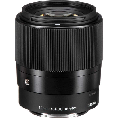 Sigma 302971 30mm F1.4 Contemporary DC DN Lens for Canon M-Mount Bundle with Lexar Professional SDHC/SDXC 1667x UHS-II 64GB Memory Card