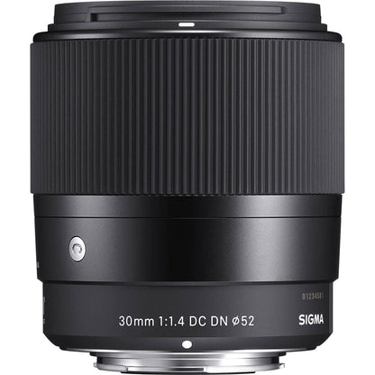 Sigma 302971 30mm F1.4 Contemporary DC DN Lens for Canon M-Mount Bundle with Lexar Professional SDHC/SDXC 1667x UHS-II 64GB Memory Card