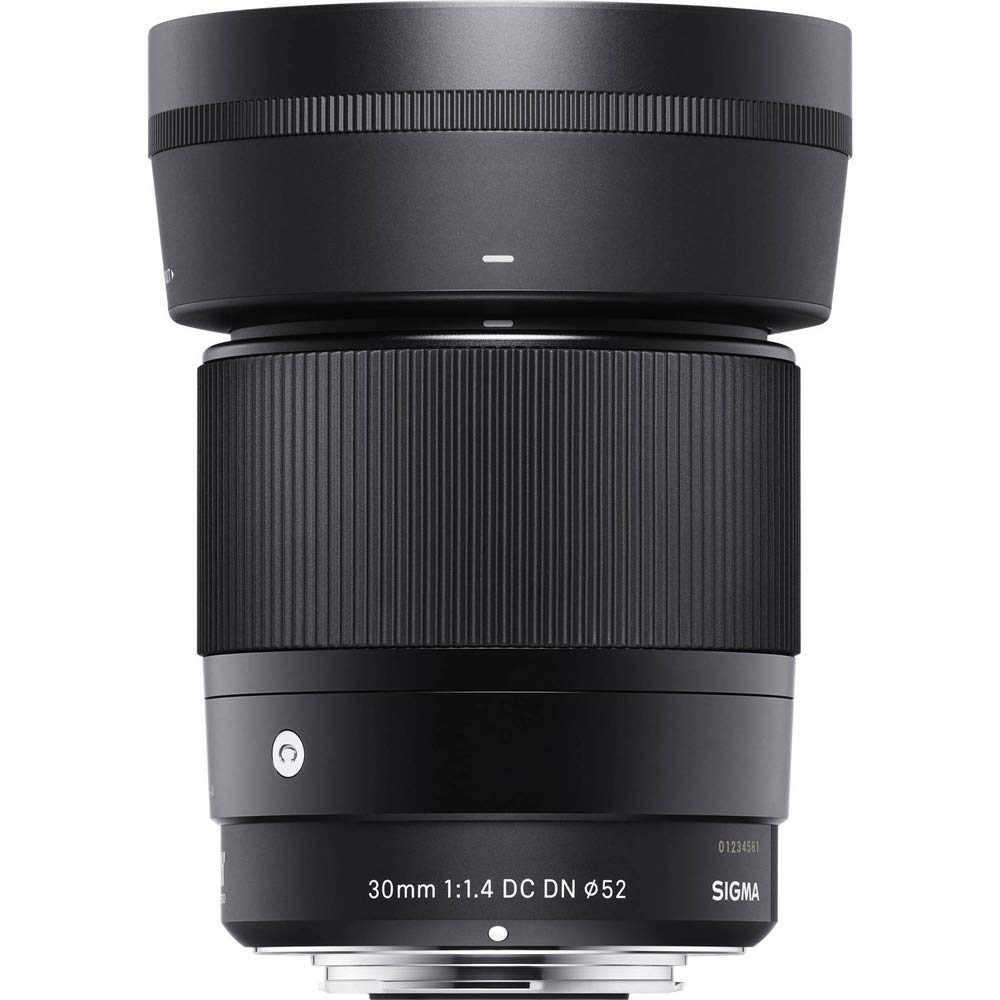 Sigma 302971 30mm F1.4 Contemporary DC DN Lens for Canon M-Mount Bundle with Lexar Professional SDHC/SDXC 1667x UHS-II 64GB Memory Card
