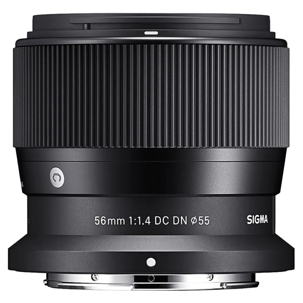 Sigma 351973 56mm F1.4 DC DN Contemporary Telephoto Lens for Nikon Z Mount Bundle with Lexar 64GB High-Performance 800x UHS-I SDXC Memory Card
