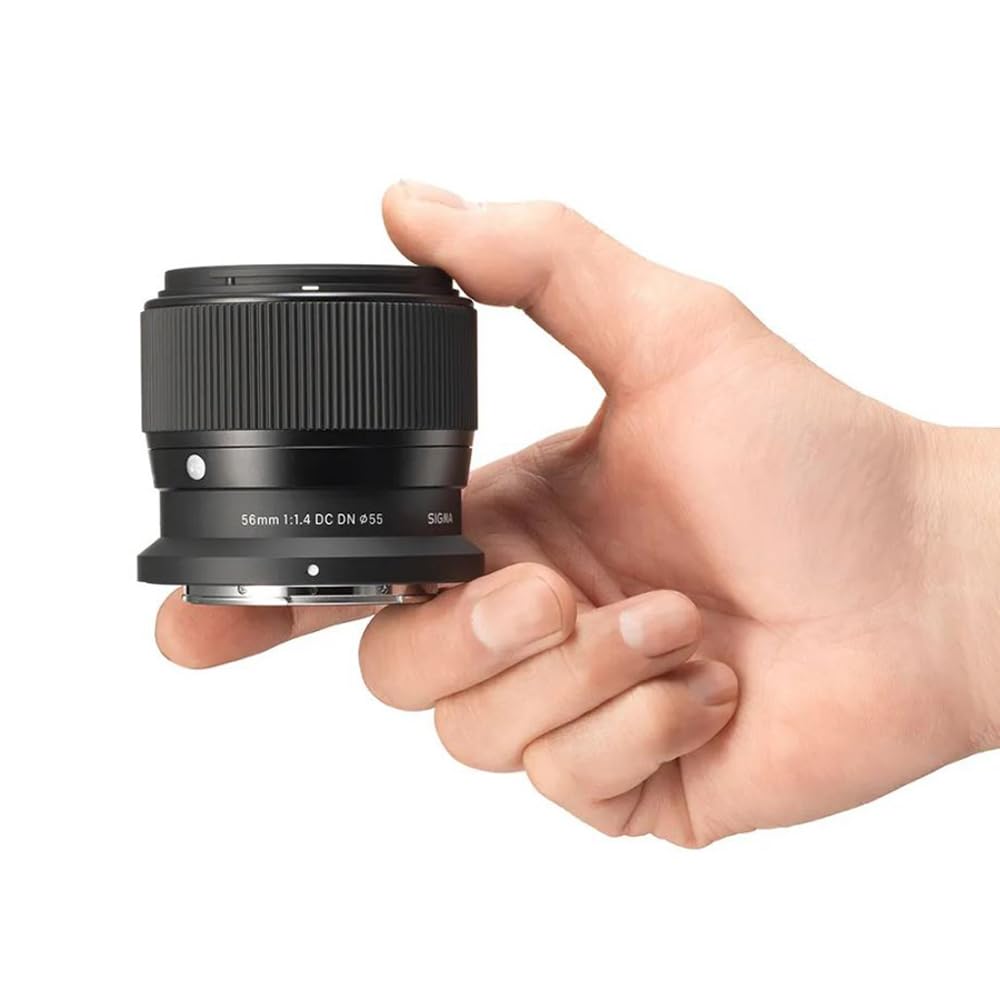 Sigma 351973 56mm F1.4 DC DN Contemporary Telephoto Lens for Nikon Z Mount Bundle with Lexar 64GB High-Performance 800x UHS-I SDXC Memory Card