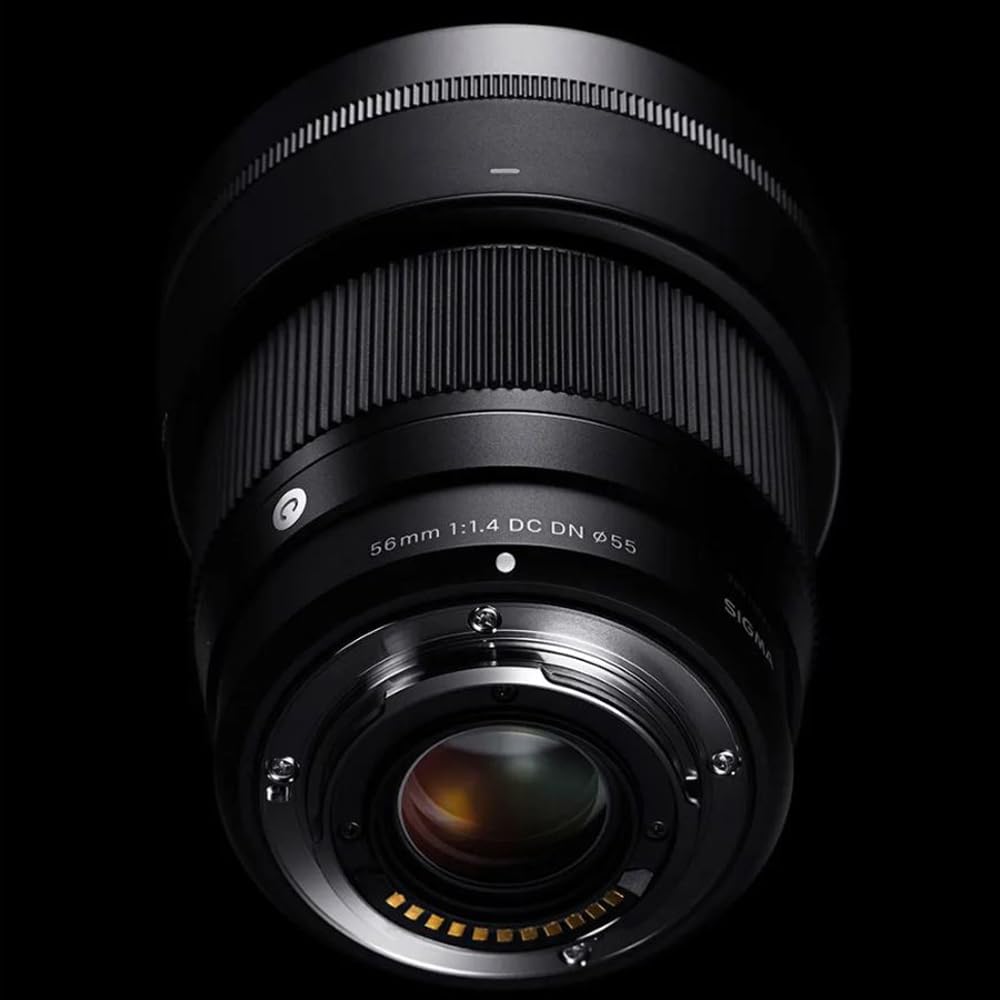 Sigma 351973 56mm F1.4 DC DN Contemporary Telephoto Lens for Nikon Z Mount Bundle with Lexar 64GB High-Performance 800x UHS-I SDXC Memory Card